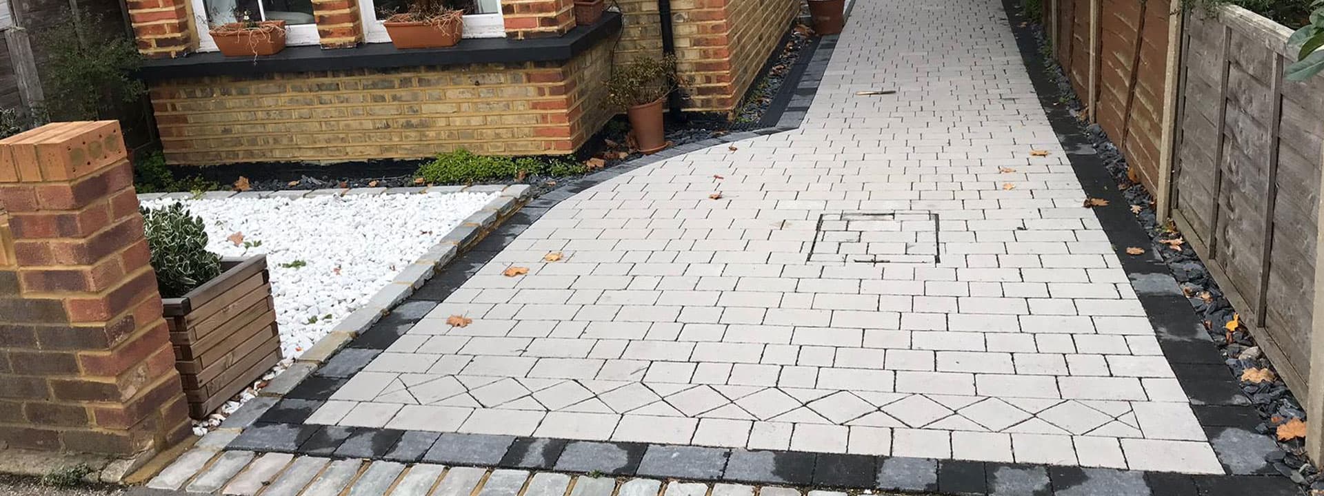 Block paving driveway in Surrey